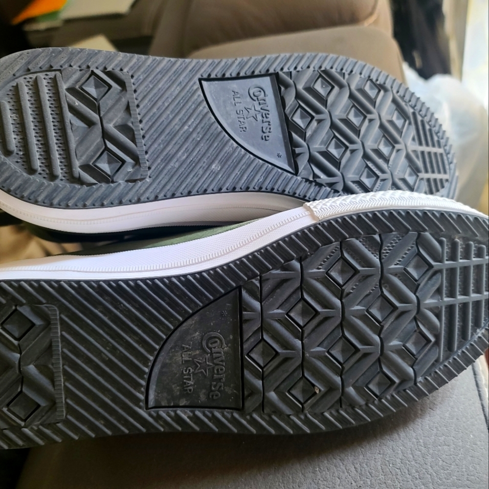 Leather made converse laseup